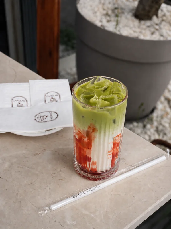 Iced Strawberry Matcha